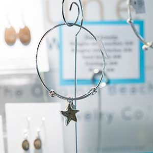 Made with local beach sand