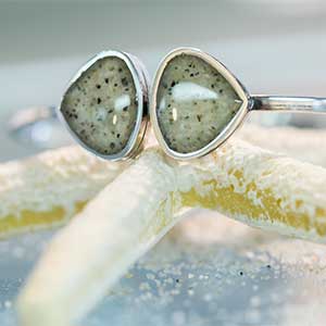 made with sand from local beaches