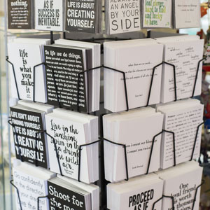 Quotable cards and magnets